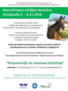 KimpanvetajatmainosSeinajoki2016